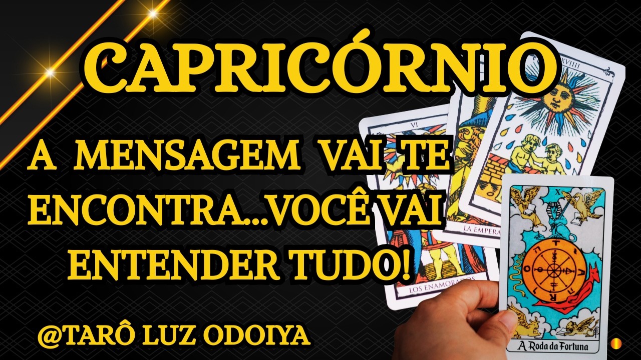 CAPRIC&Oacute;RNIO♑UMA INFORMA&Ccedil;&Atilde;O VAI VIR E VIRAR TUDO AO SEU FAVOR 💥✨A JUSTI&Ccedil;A AGE&hellip;