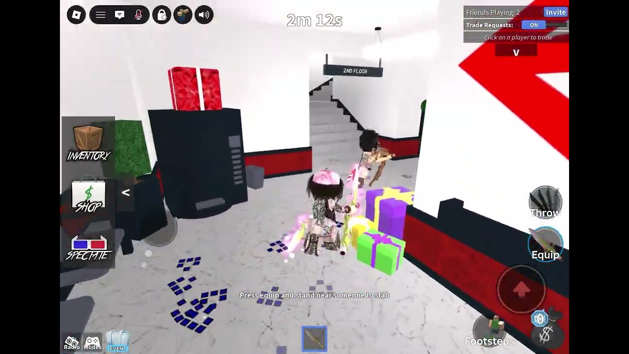 Me and my friend play mm2