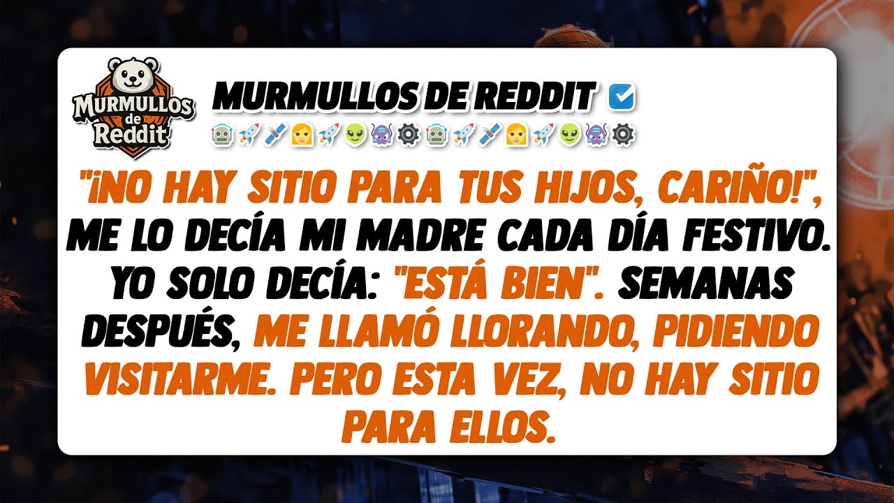 Mi familia decía: "No hay sitio para tus hijos" cada día festivo. Hasta que les mostré el espacio...