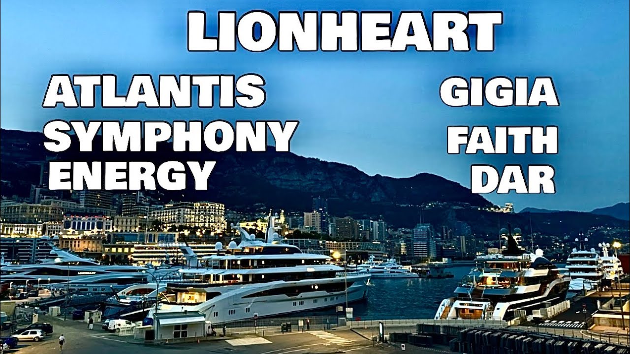 SEVEN INSANE BIGGEST SUPERYACHTS DOCKED IN MONTE CARLO MONACO