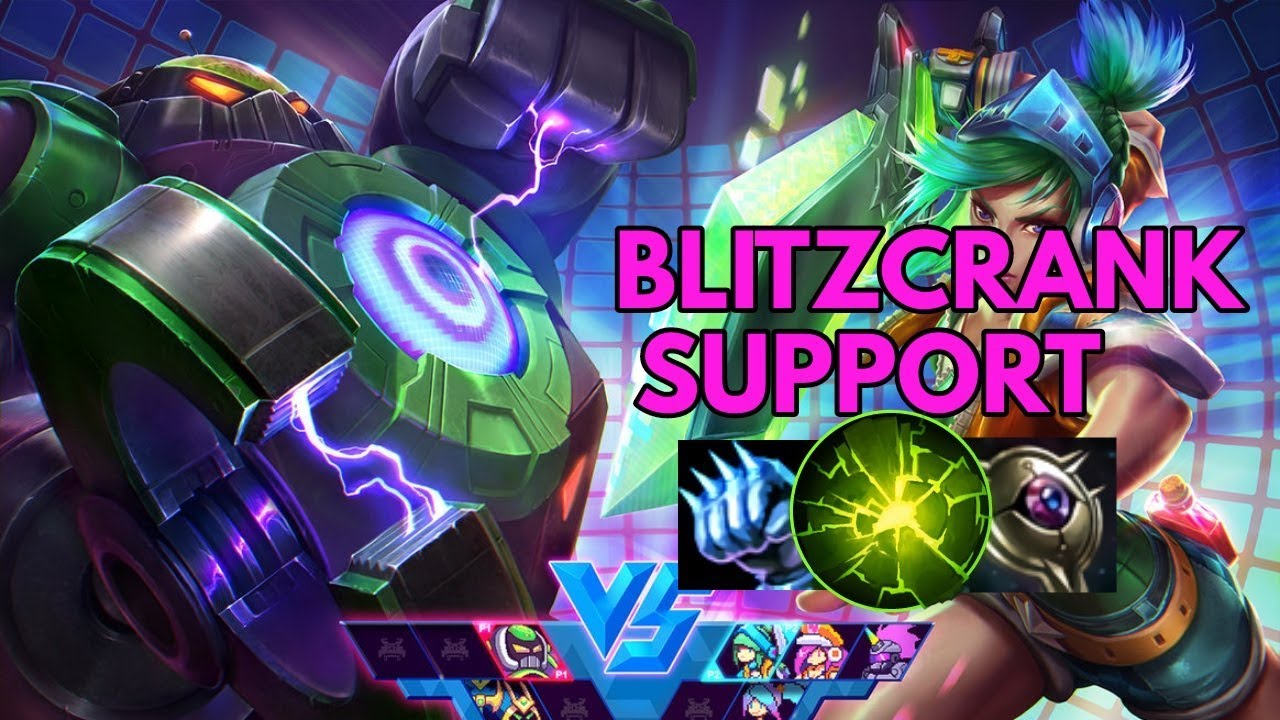 Battle Boss Blitzcrank Support -League of Legends Full Gameplay