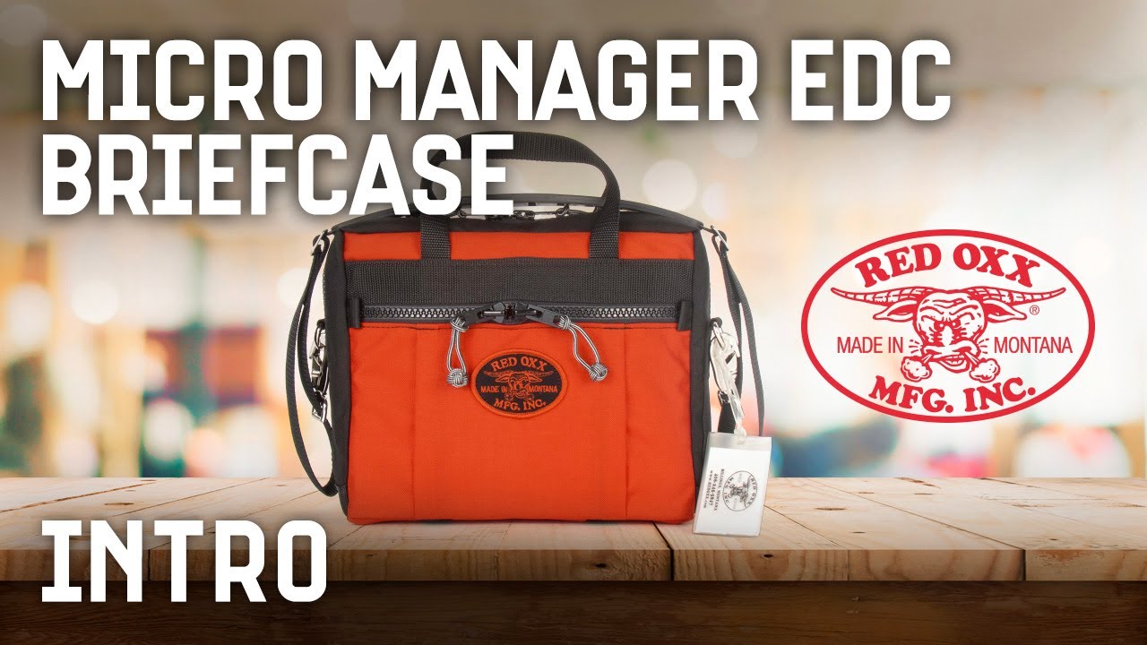 Red Oxx Micro Manager Everyday Carry Device Briefcase