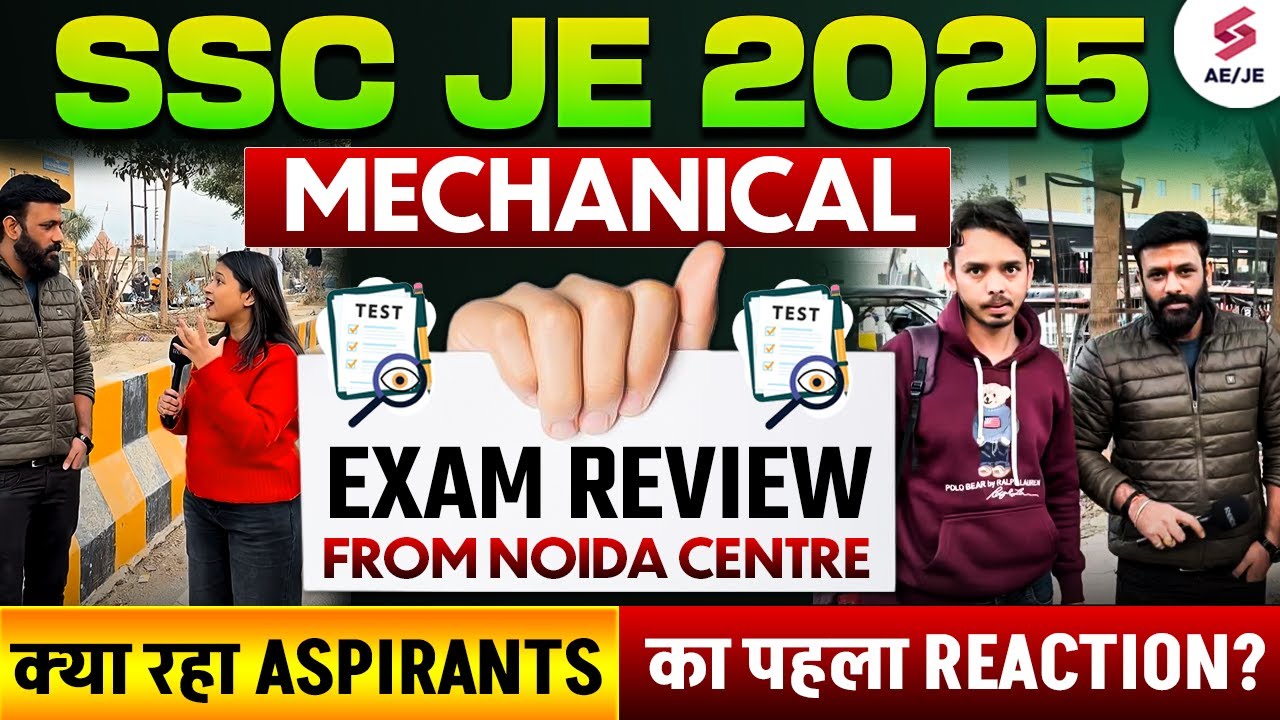 SSC JE Exam Analysis | SSC JE Exam Review 2025 | SSC JE Mechanical Paper Analysis 2025 by Rahul Sir