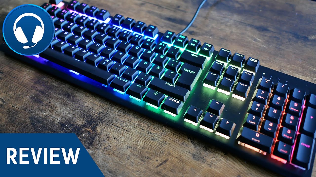 Corsair K60 RGB PRO REVIEW - NEUE VIOLA SWITCHES VON CHERRY