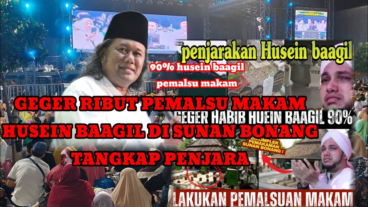 GUS MUWAFIQ TANGKAP HUSEIN BAAGIL SERATUS PERSEN PEMALSU MAKAM RING SATU SUNAN BONANG TUBAN