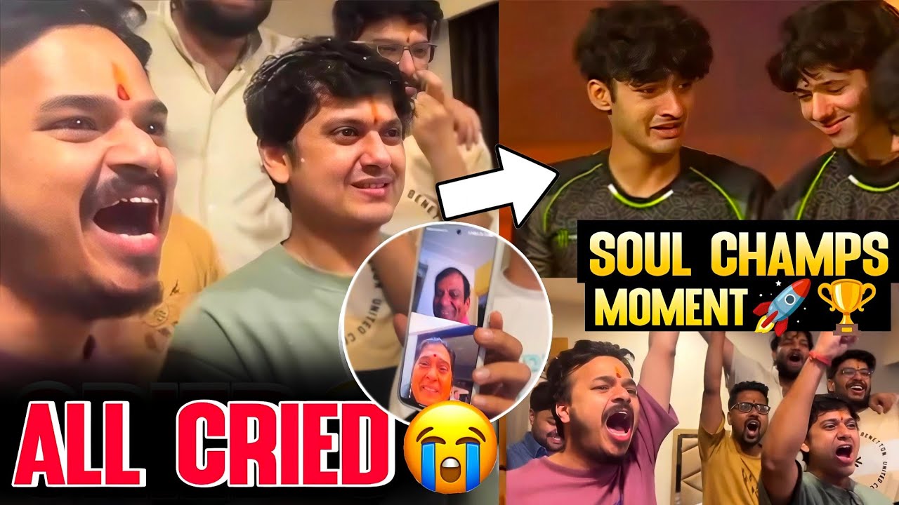 Goblin THUG Mortal CRIED😭🏆 S8UL CRAZY Reaction SOUL BGIS Champions🚀😱 Live Call🥹