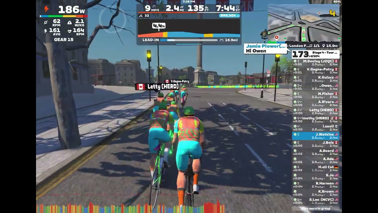 Tour de Zwift Stage 4-ASMR game play