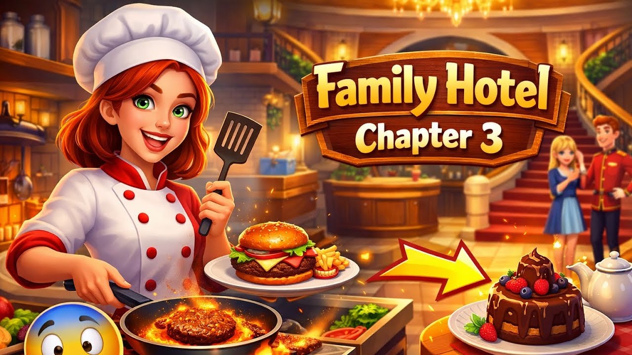 Family Hotel : love & match-3 | Chapter 3 | Gameplay | 