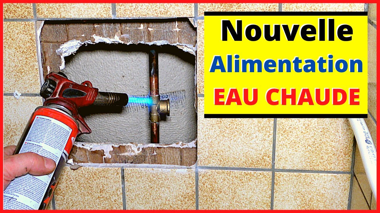 FUITE DANS LE SOL, création d'une nouvelle alimentation Eau Chaude