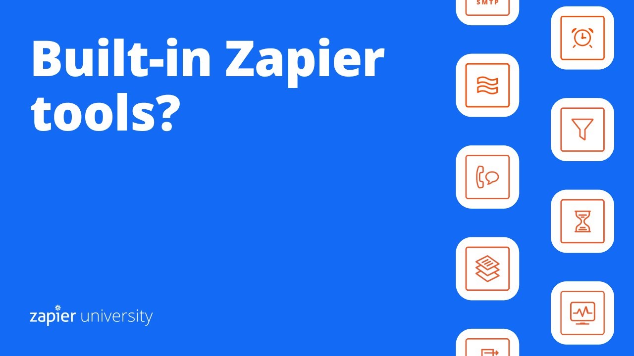 Встроенные инструменты Zapier &mdash; Zapier 101