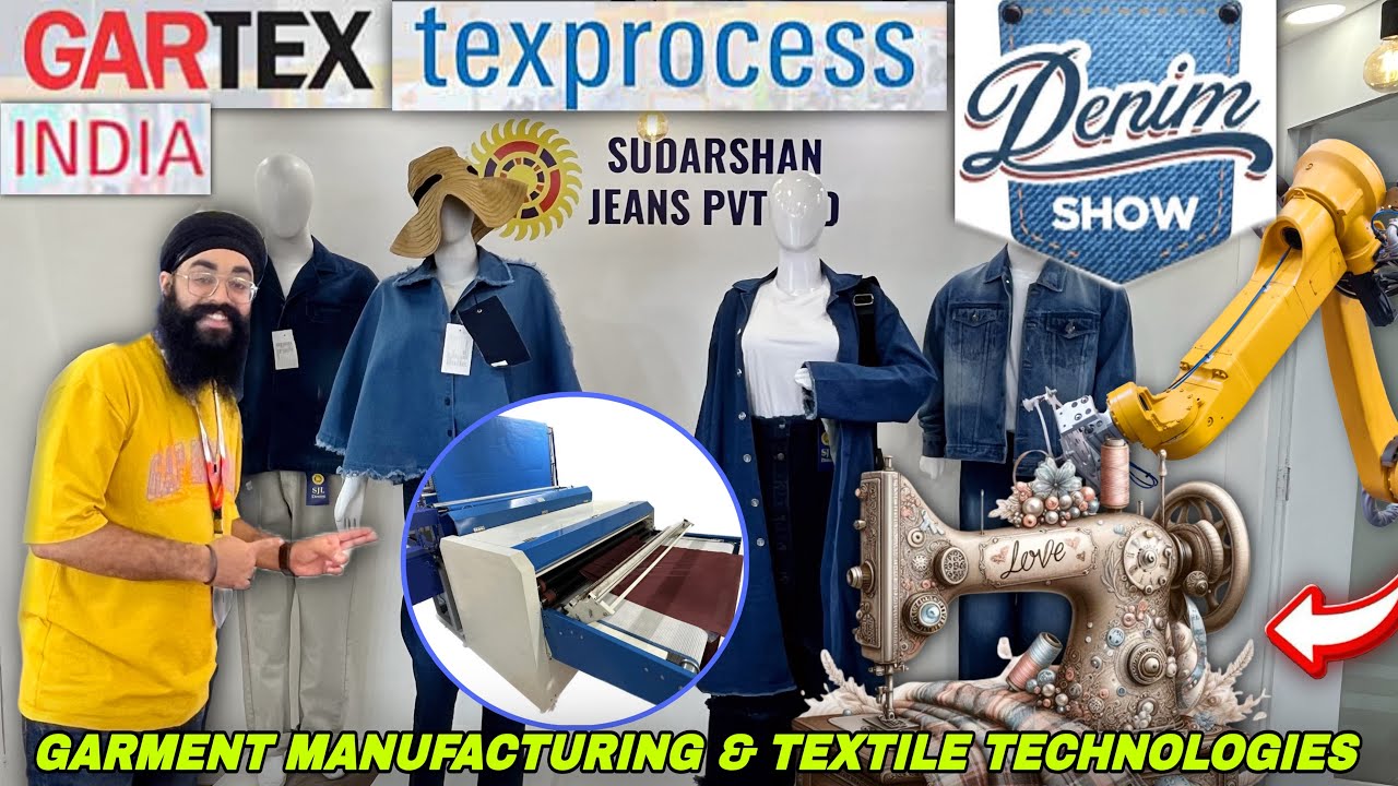 GARTEX texprocess | DENIME SHOW | 2025 manufacturing & textile machinery Expo Pragati Maidan Delhi 