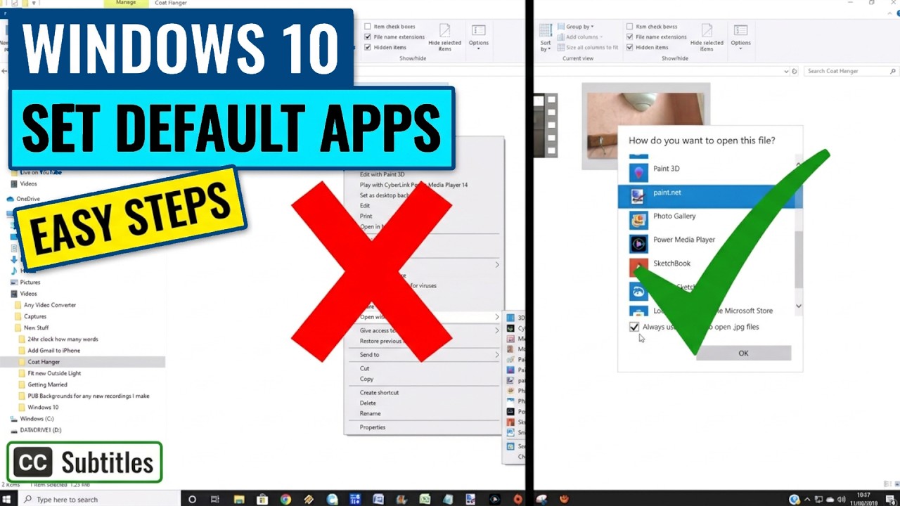 Windows 10 Change Default Apps | How to set default Apps in Windows 10
