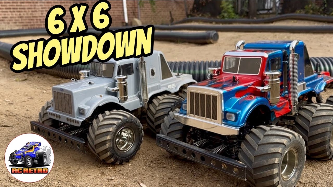 Tamiya Konghead против Konghead! Поединок 6x6 на трассе RC Retro Raceway