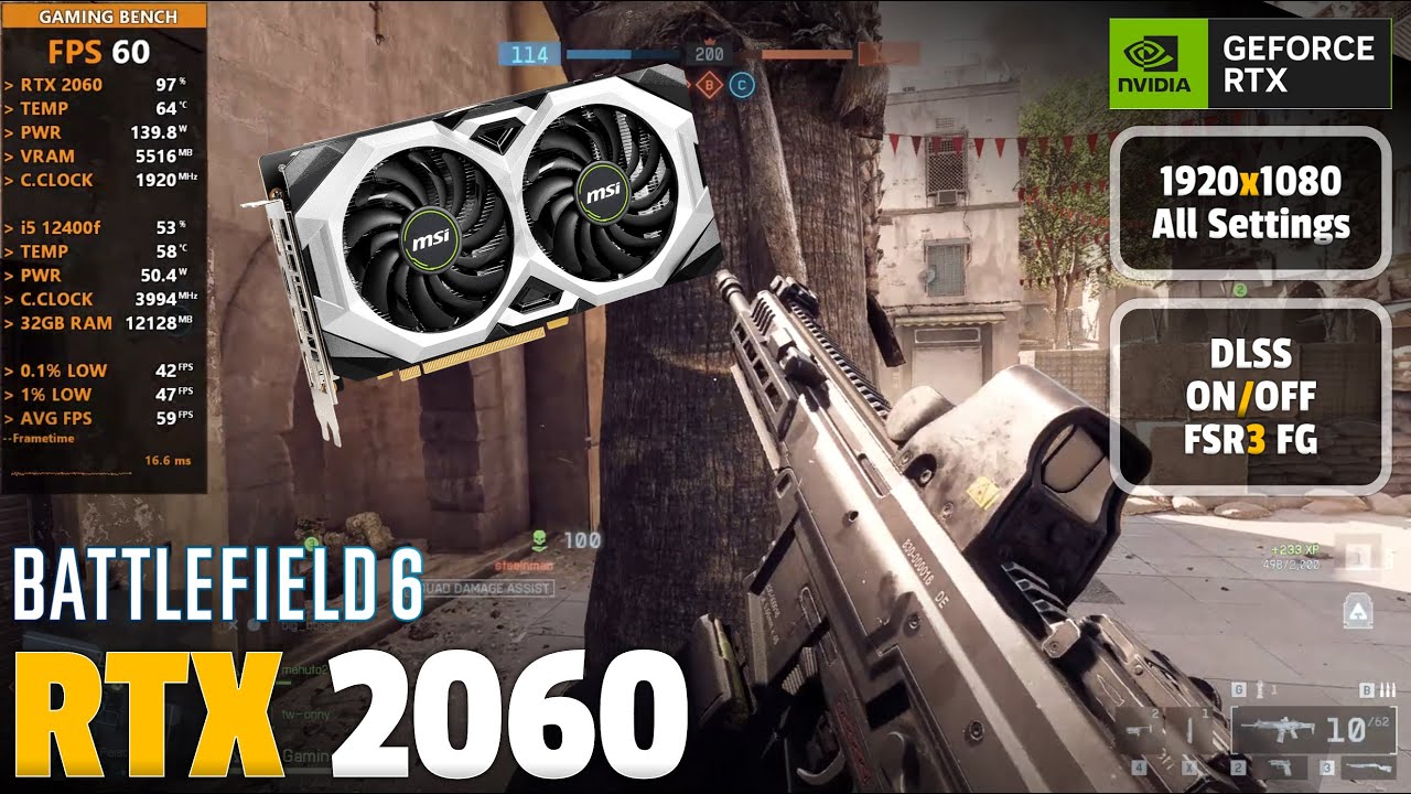 Battlefield 6 | RTX 2060 | 1080p All Settings