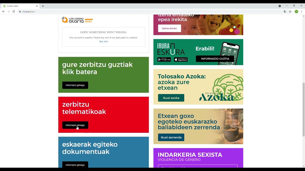 Tramiteak on-line