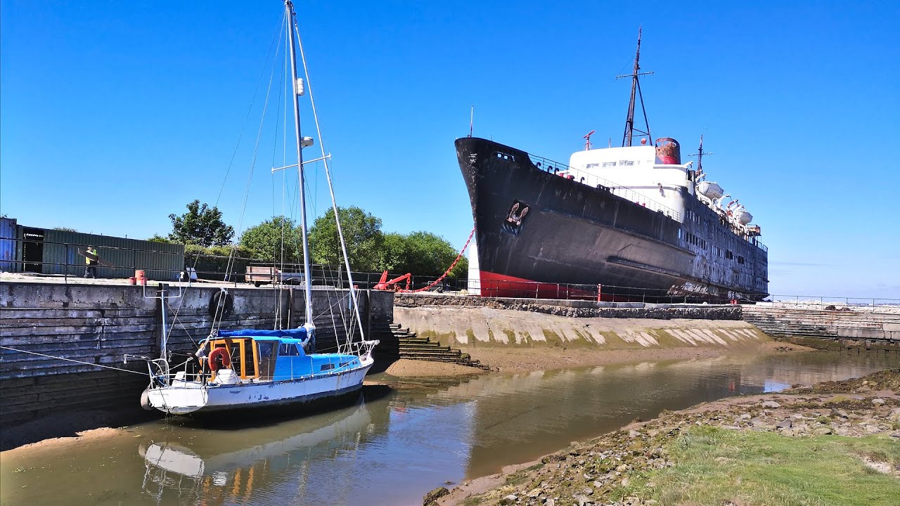 Duke Of Lancaster Abandoned Ship Drone Explore | Wales UK