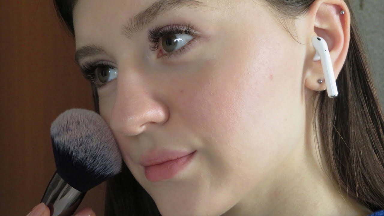 АСМР Мой Повседневный Макияж 💄 Близкий Шёпот || ASMR My Make-Up Routine & Russian Whisper 🇷🇺