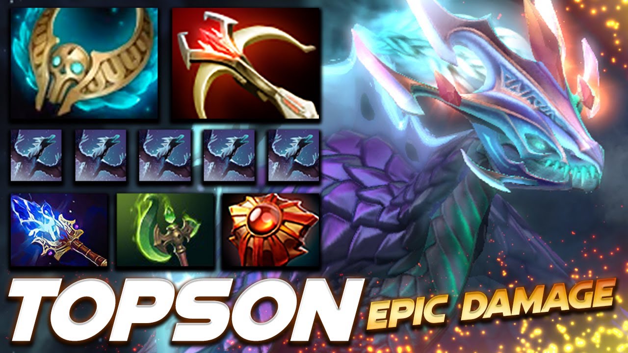 Topson Winter Wyvern Epic Damage - Dota 2 Pro Gameplay [Watch & Learn]