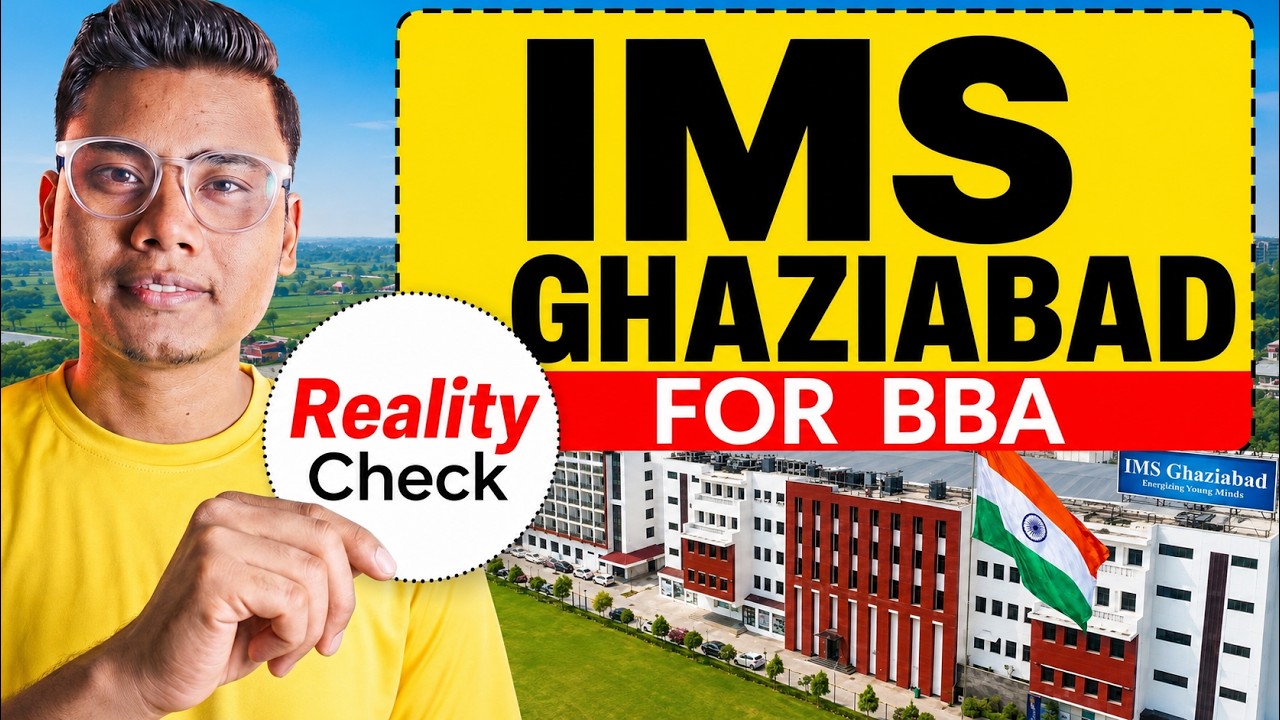 BBA at IMS Ghaziabad Worth It in 2026? 🔥 Full Reality Check | Fees, Placements & Admission