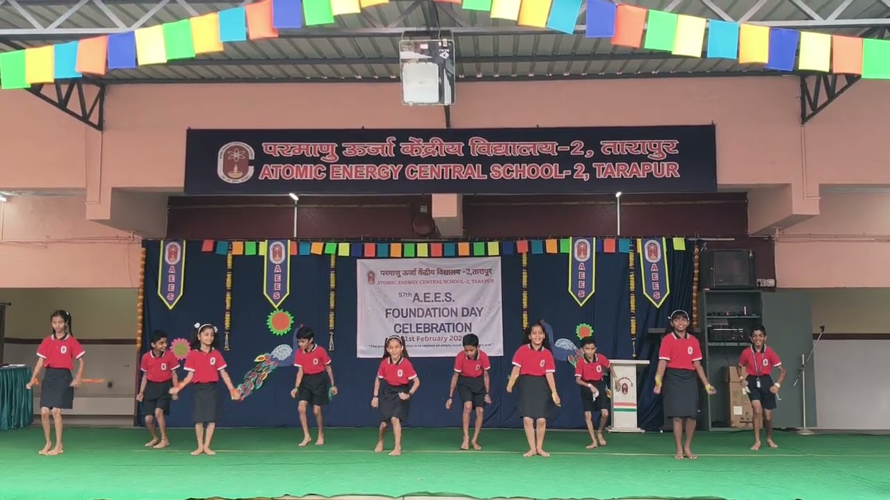 Dance by Primary students on AEES FOUNDATION DAY CELEBRATION