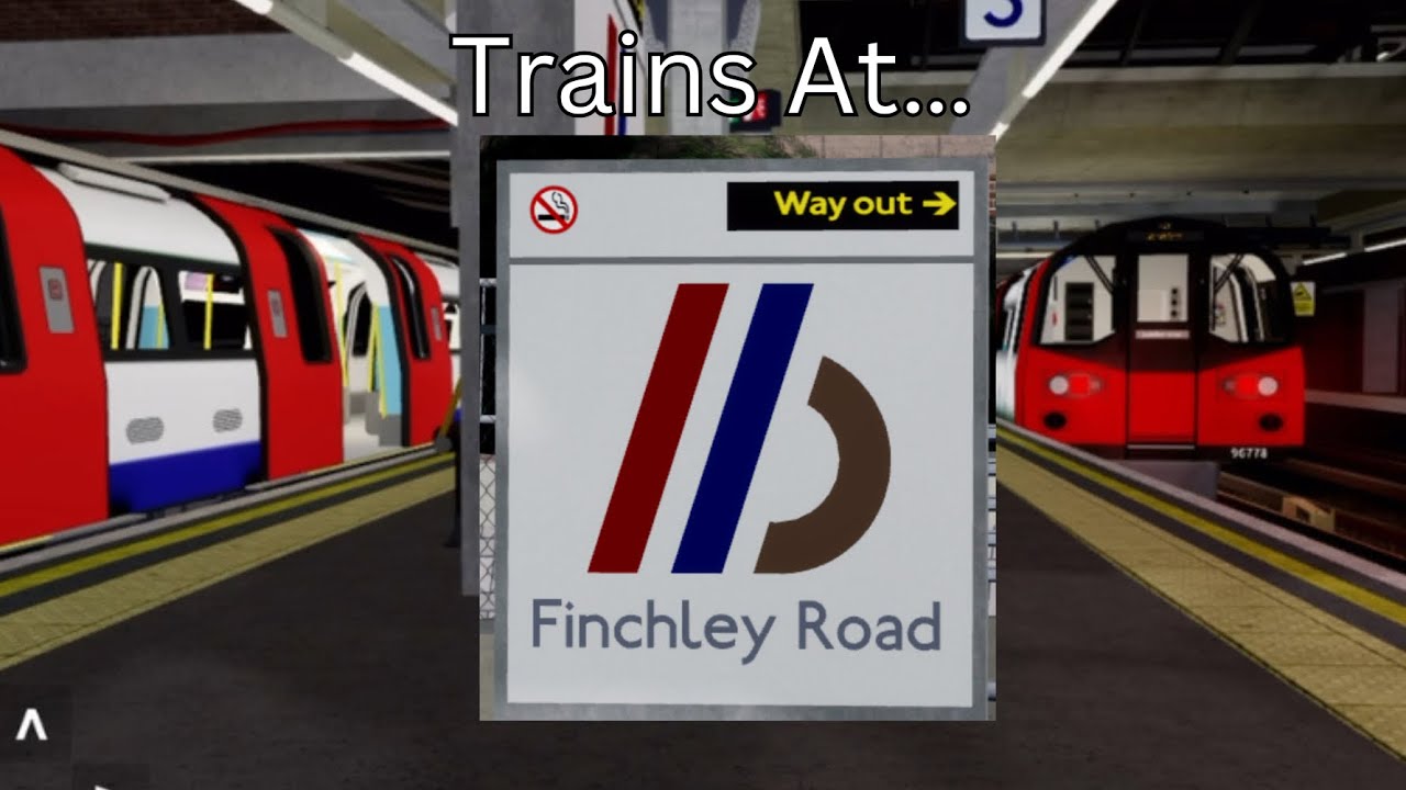 Trains At Finchley Road | Trainspotting | DJMN Lines | Roblox