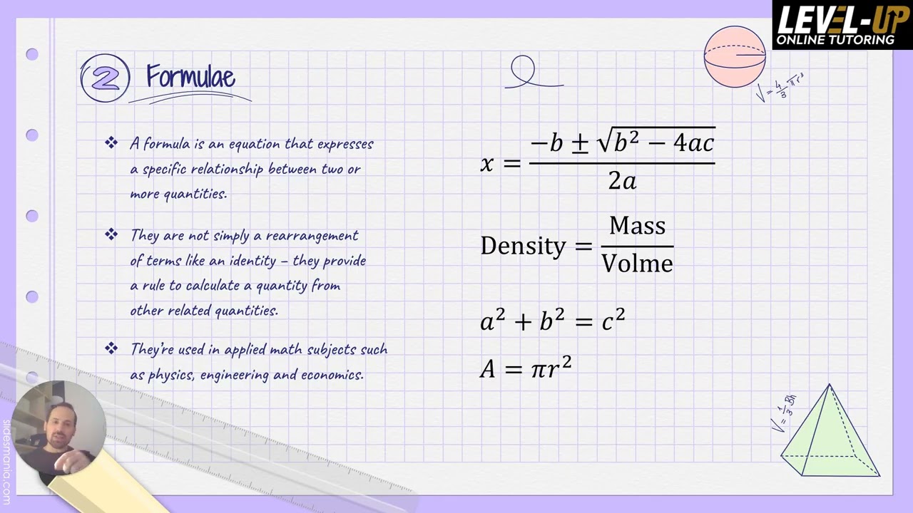 GCSE Foundation Mathematics   Algebra   Types of Equation