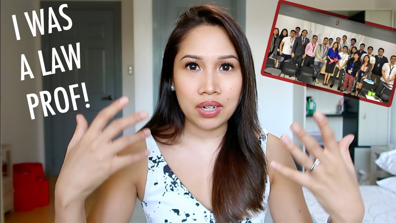 STORYTIME: I was a law school professor!