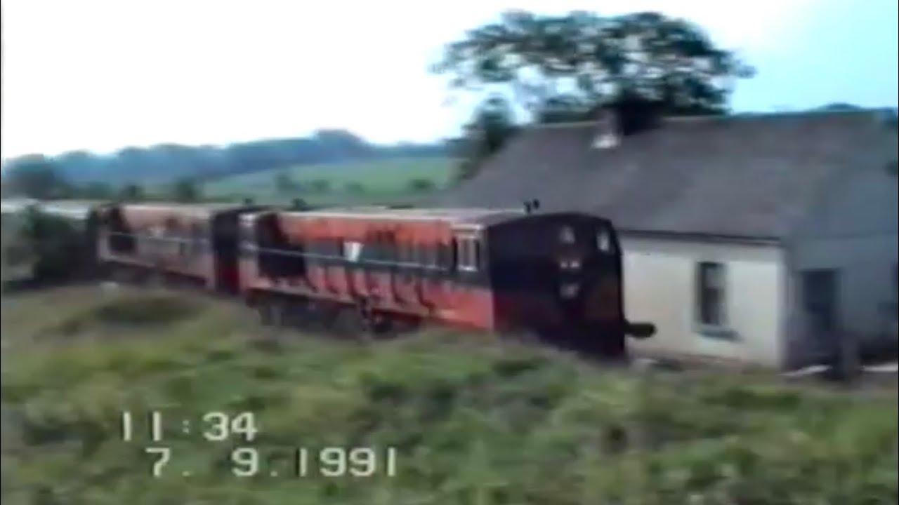 Irish Railways: Last Knock Special via Tuam - September 1991. 