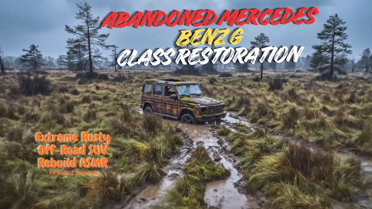 Abandoned Mercedes-Benz G-Class Restoration _ Extreme Rusty Off-Road SUV Rebuild ASMR