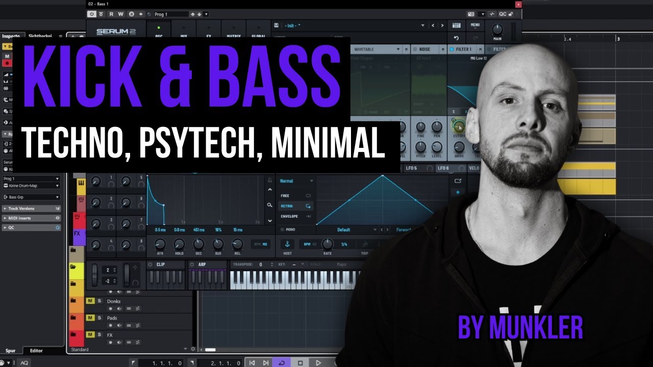 KICK AND BASS 🎧🎹 By Munkler [Techno, Psytech, Minimal]