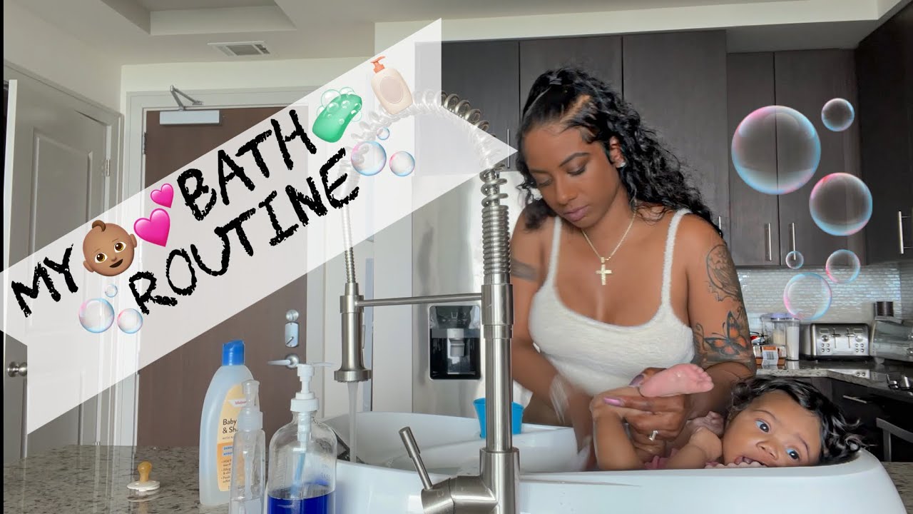 My babygirl👶🏽💕Bath Routine🫧VLOG| ROSE POCAHONTAS
