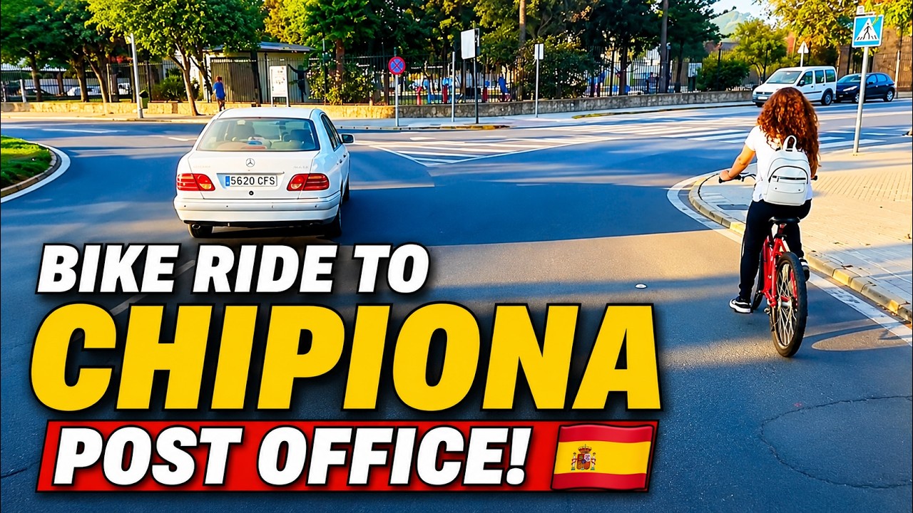 🚴‍♀️📹 Bike Ride to Chipiona Post Office Cádiz Spain 4K DJI Osmo Pocket 3 Chest & Helmet Mount