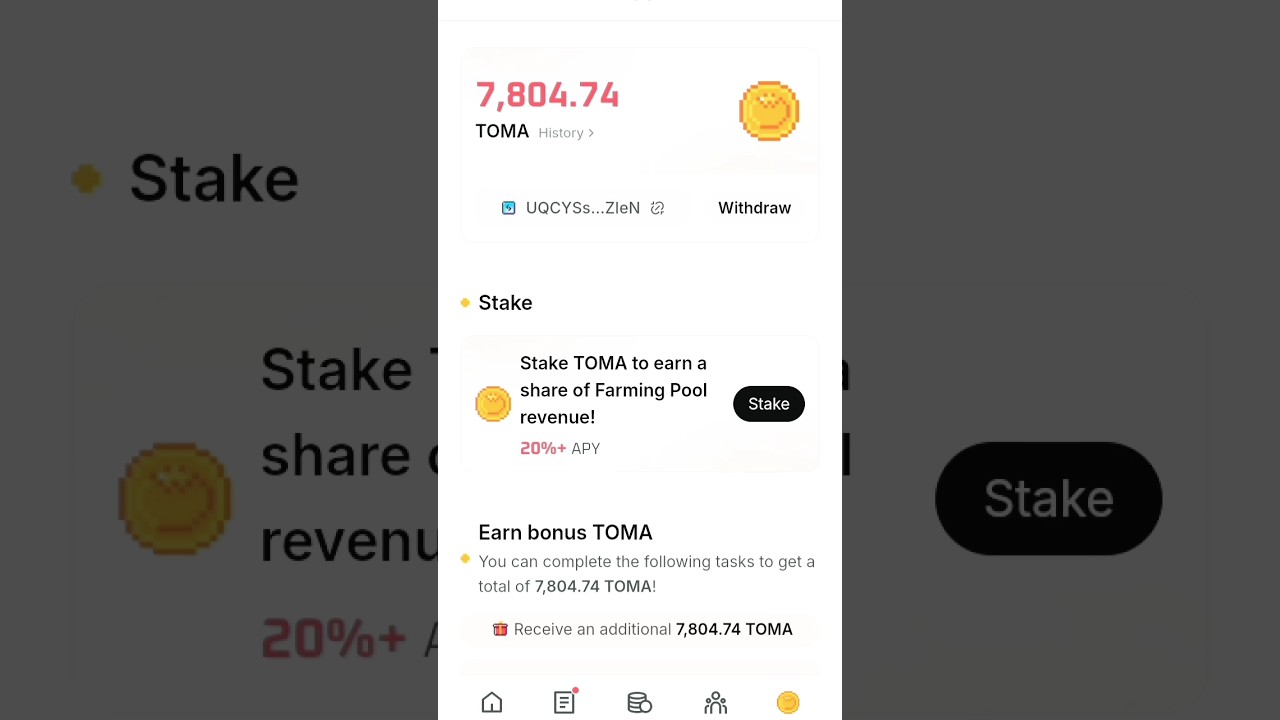 Tomarket 🍅 $toma token withdrawal successfull #shorts #ytshorts #trending