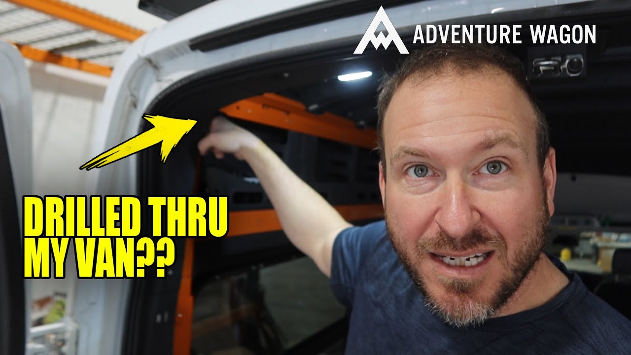 Almost Drilled Thru my VAN Wall! - Adventure Wagon DIY
