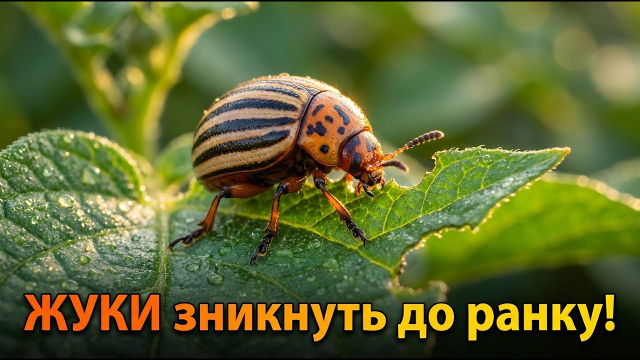 ЖУКИ ЗНИКНУТЬ ДО РАНКУ! Без жодної хімії