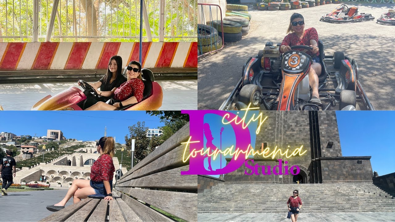 City Tour Of  Yerevan Armenia / Victory Park /420steps / Rides / @DianneStudio