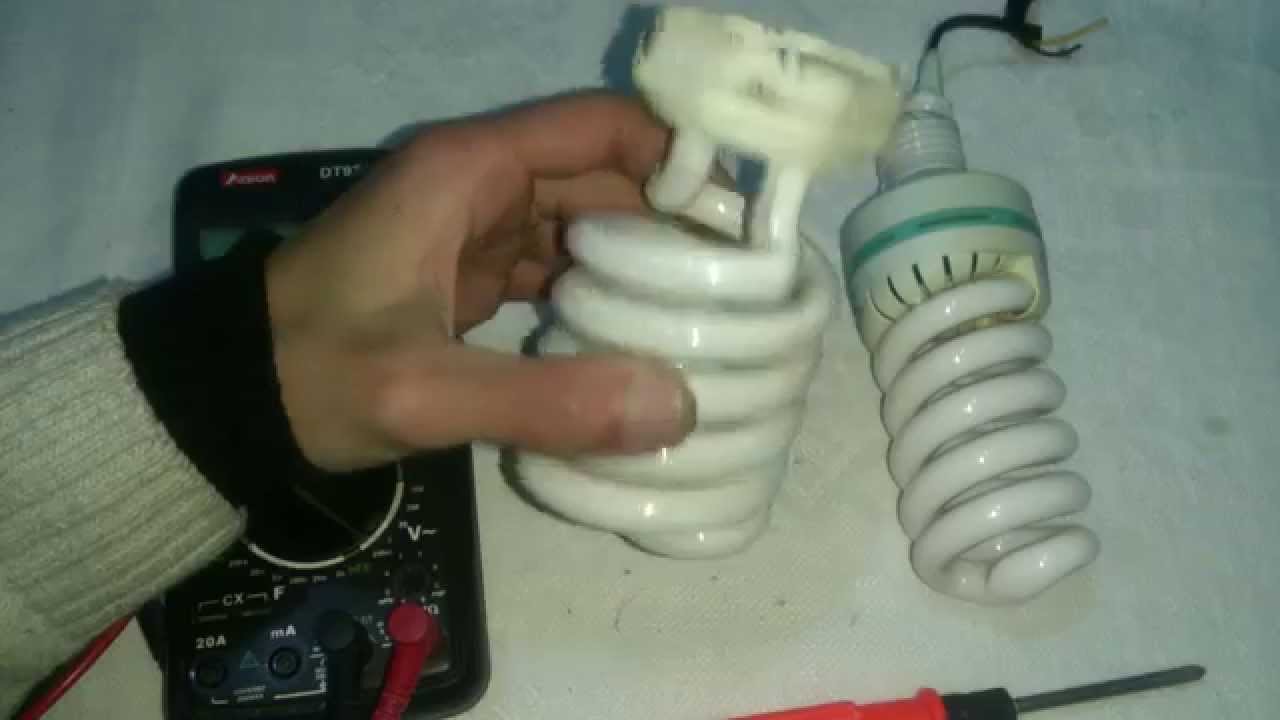 Ремонт эконом ламп