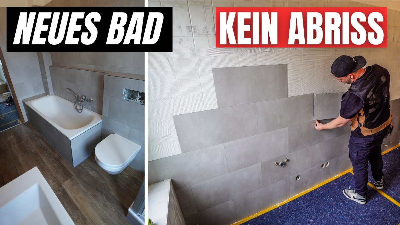 Die einfachste BADRENOVIERUNG der Welt 🤩 NIE wieder Fliesen legen ?