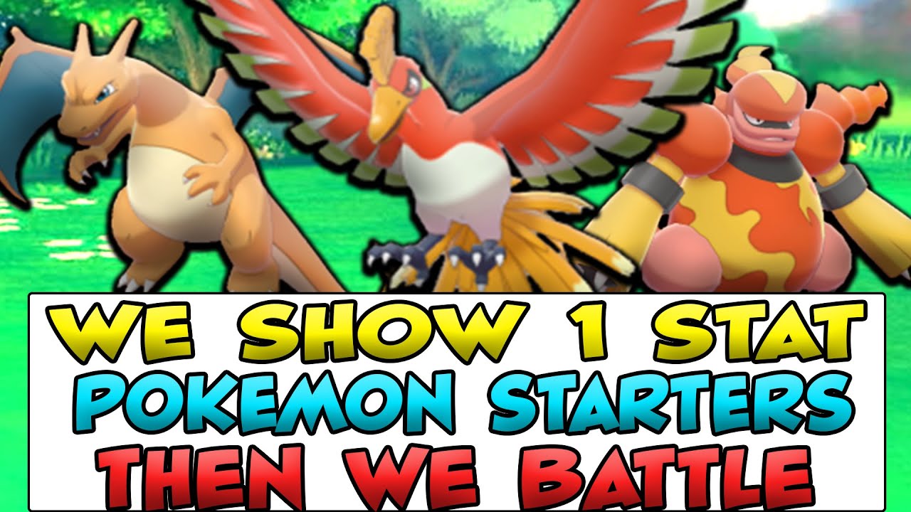 We Pick Pokemon Based On 1 Stat! Then We Battle!