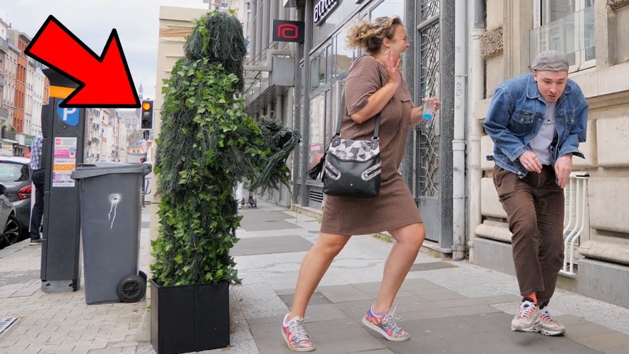 Craziest Reactions of Bushman prank Compilation