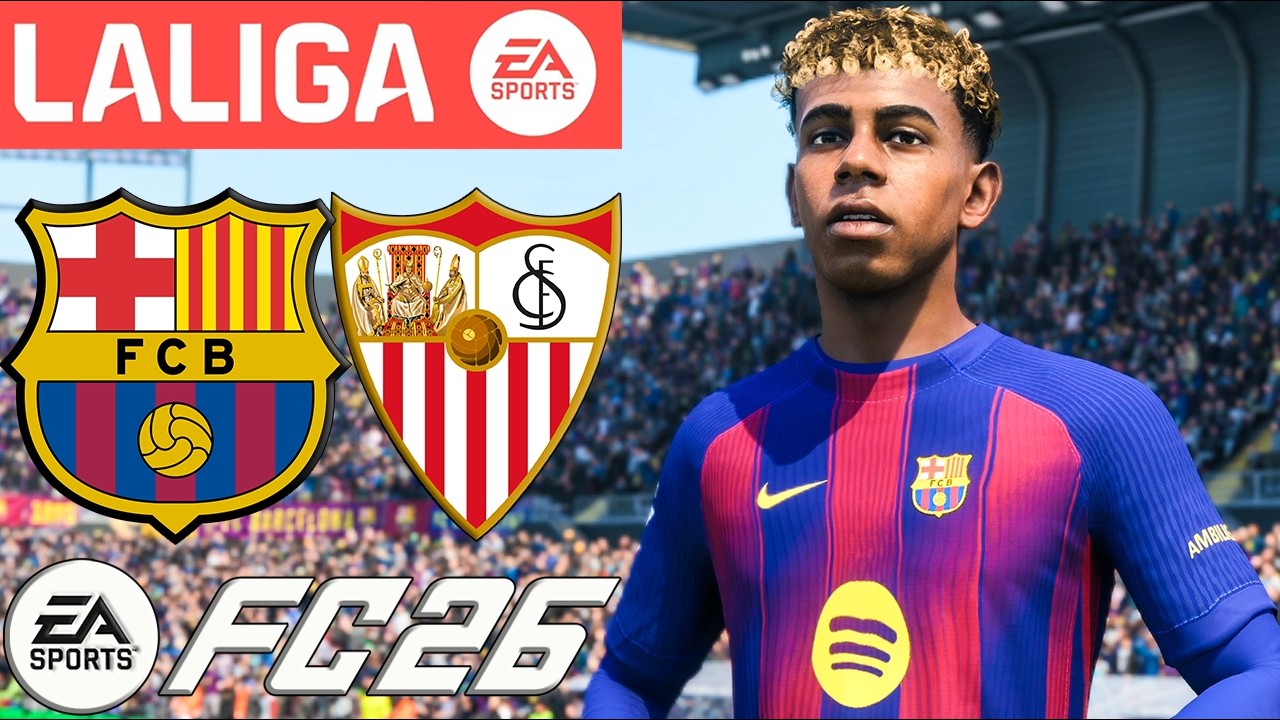 Barcelona vs Sevilla | LaLiga | 15 Mars 2026 | FC 26