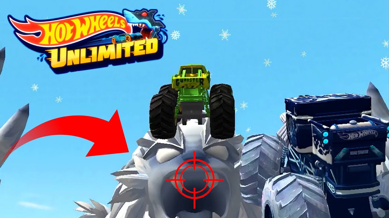 Hot Wheels Unlimited 2: Let’s Race Snow Bone Shaker In Snow Monster Tracks
