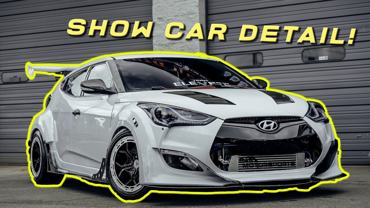 Fully built Hyundai Veloster show car detail!