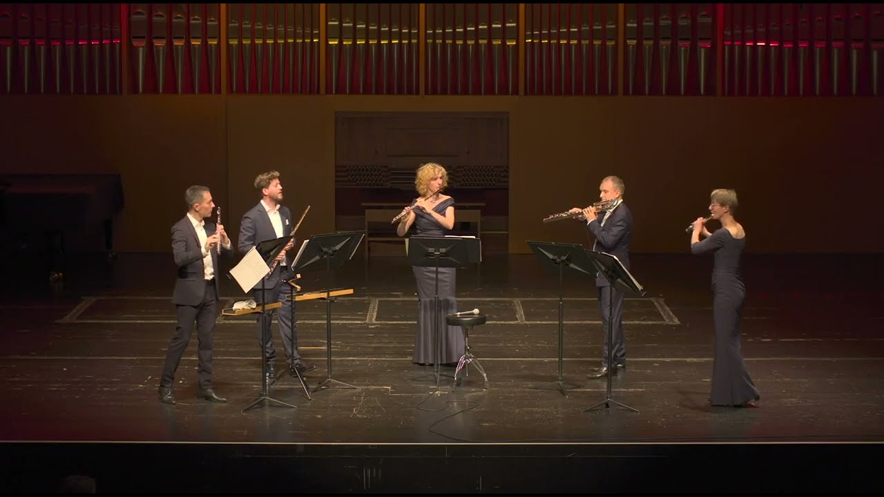 Claude Debussy: Suite Bergamasque - Passepied / Quintessenz Leipzig Flute Ensemble