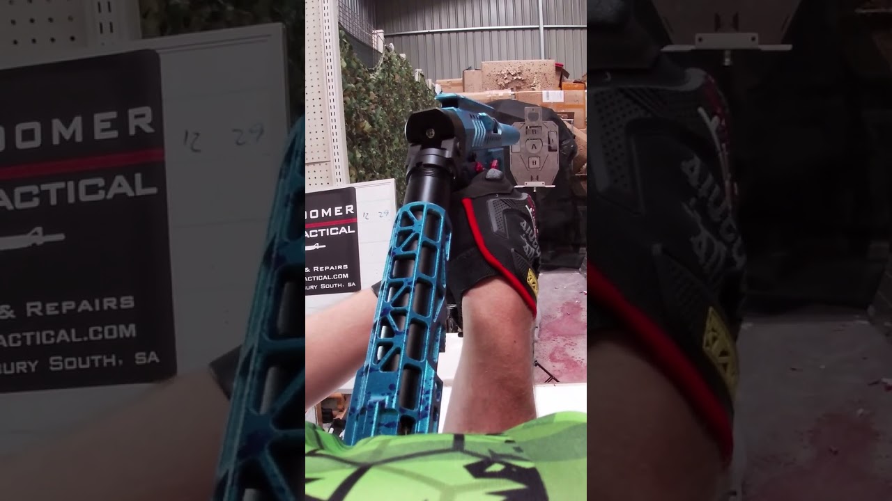 This is a CUSTOM GEL BLASTER