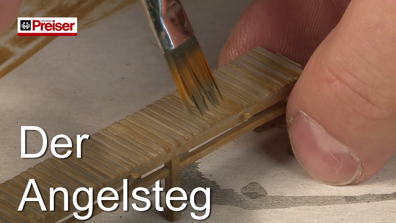 Preiser Figuren Modellbautipp - Der Angelsteg