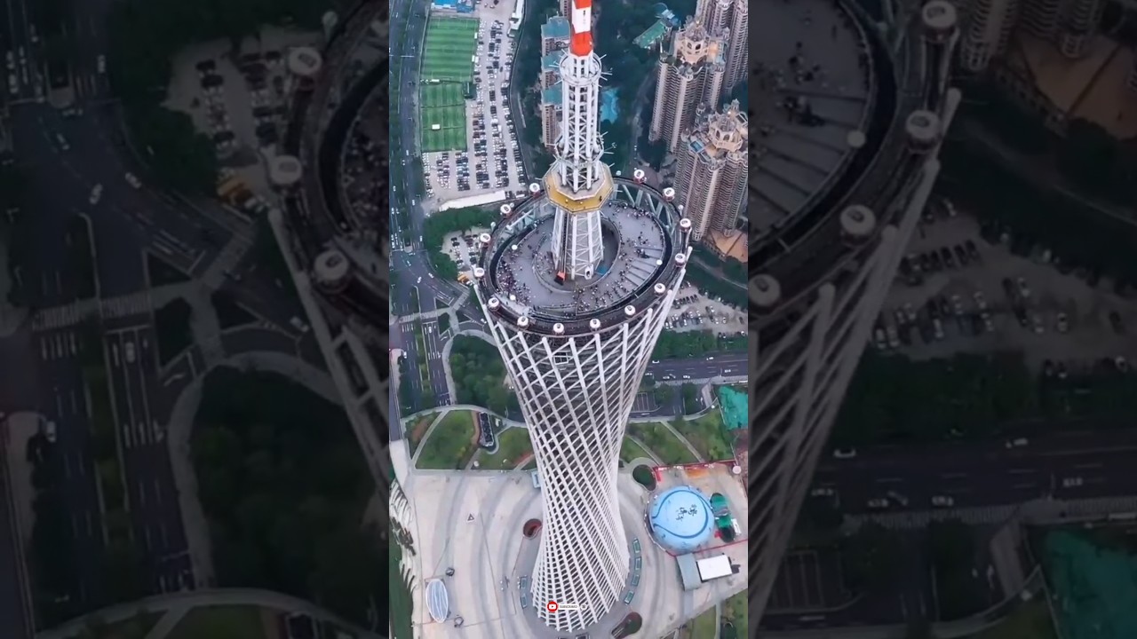Canton Tower - China's 604 meter high wonder 😱🗼| World's highest sky walk