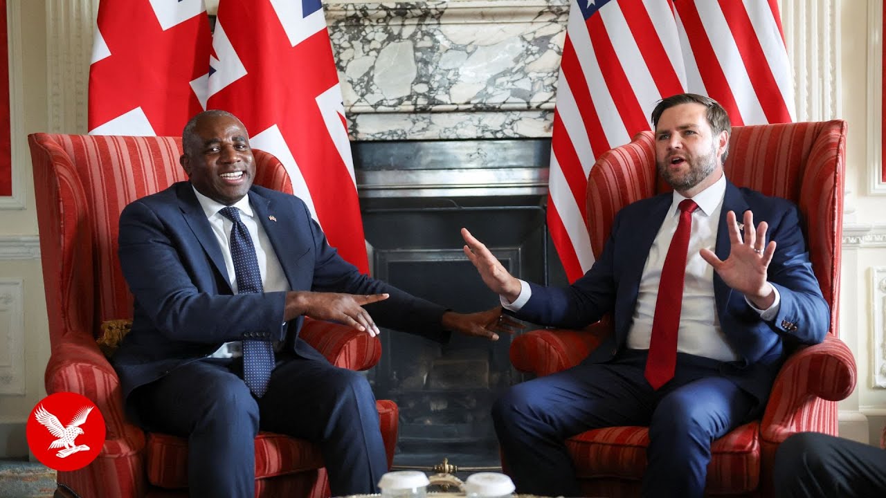 Live: US Vice President Vance meets UK Foreign Secretary Lammy before summer visit