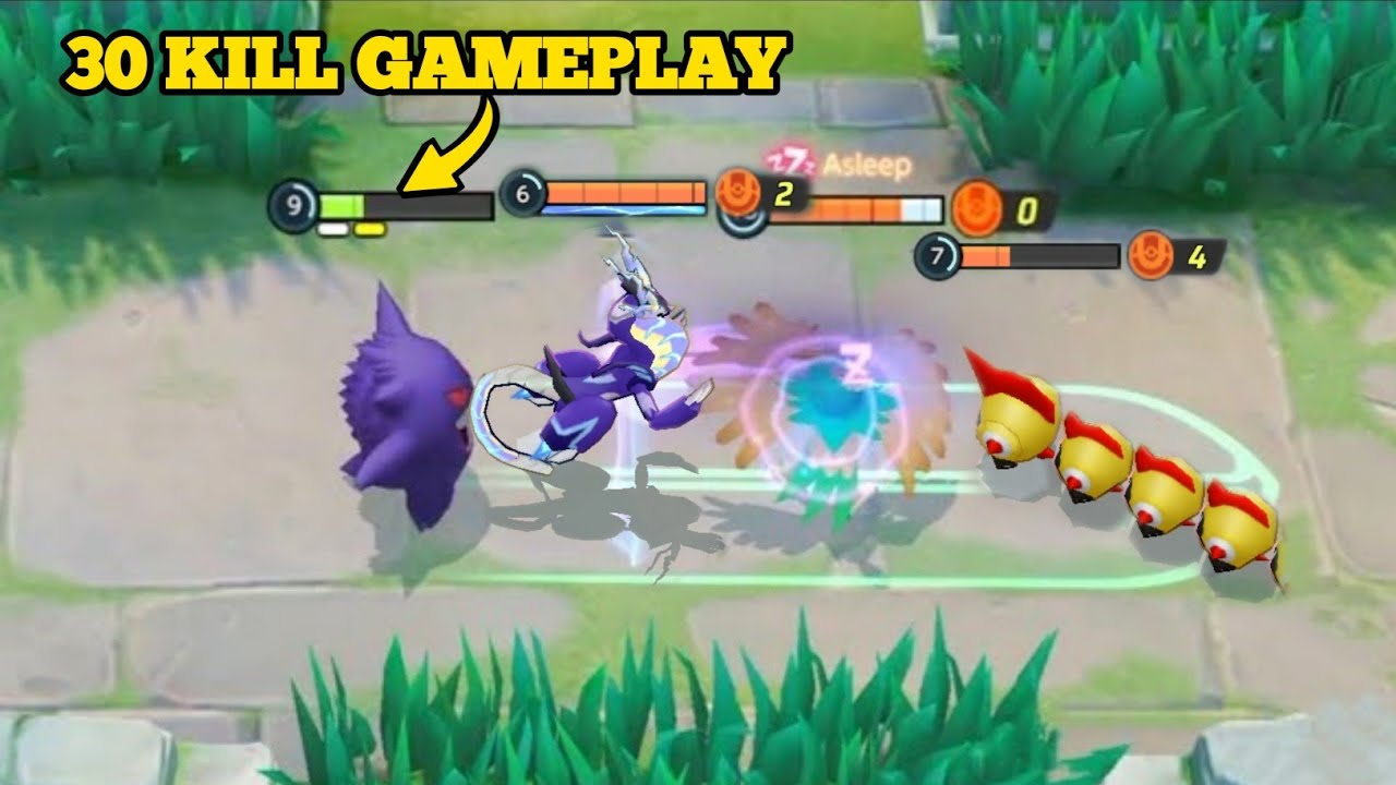 Gengar 30 KILL Gameplay | Pokemon Unite