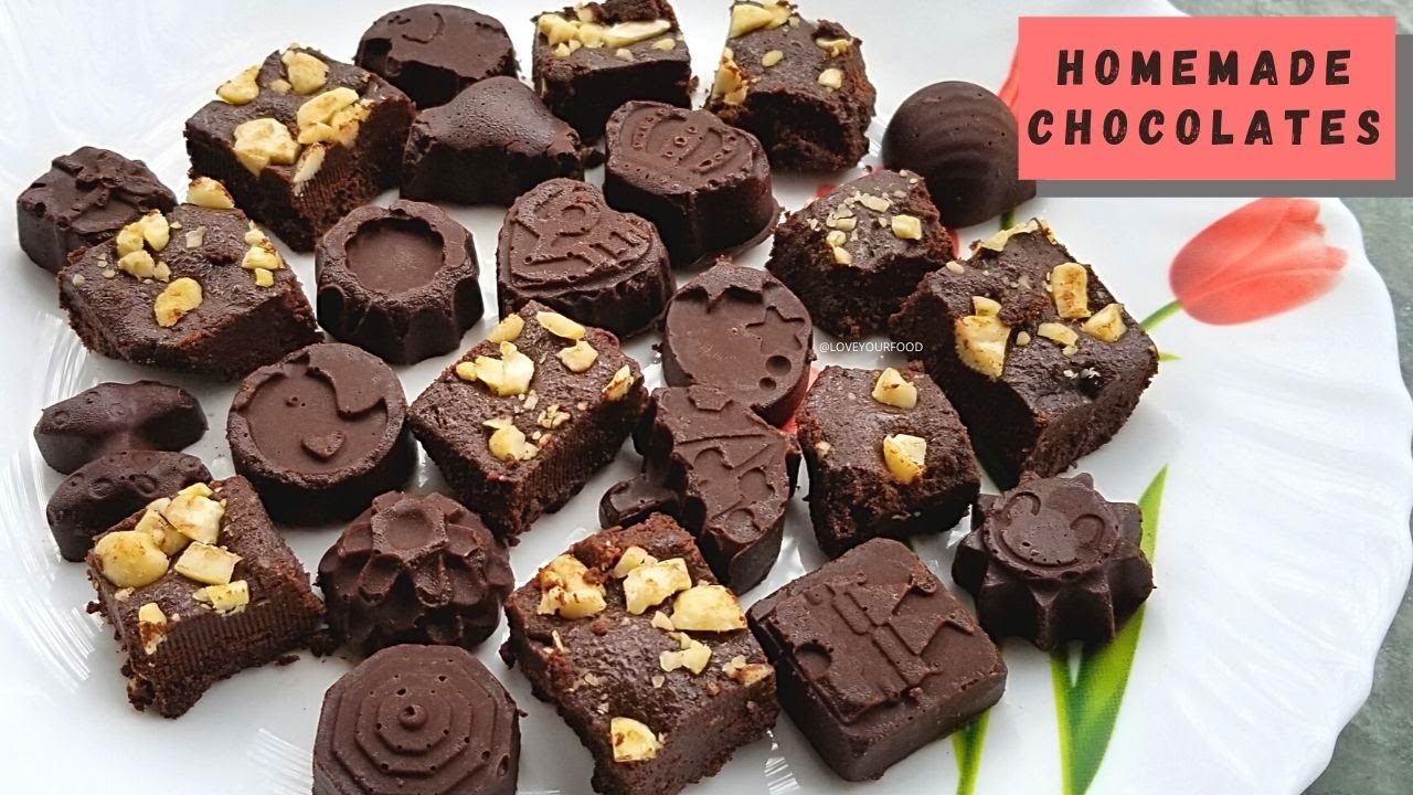 Homemade Chocolate | Homemade Chocolate Without Coconut Oil | Chocolate Sweets Recipe